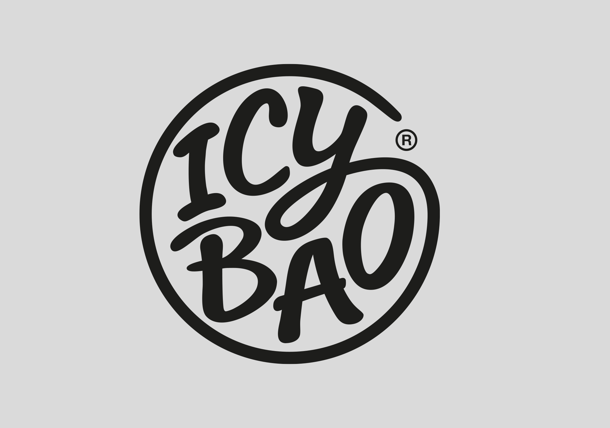 Icy Bao logo design